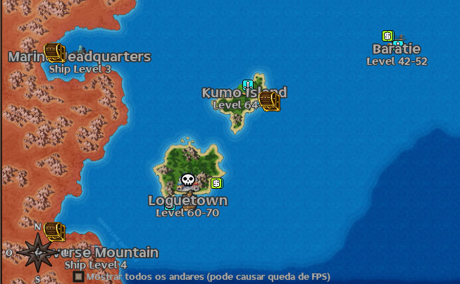 GLA - Mapa completo + Local de baús e Quests 